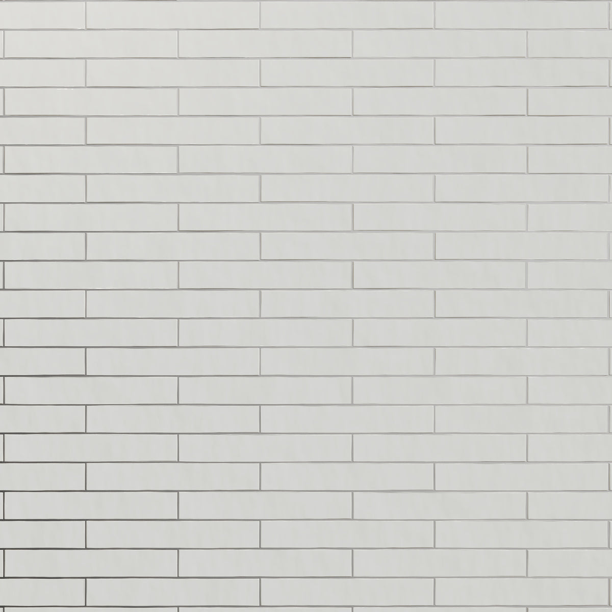 Zellure Alabaster White 2x16 Glossy Ceramic Tile
