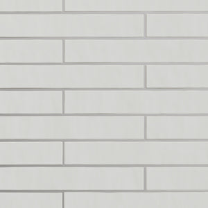 Zellure Alabaster White 2x16 Glossy Ceramic Tile