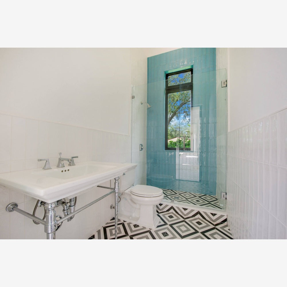 Chanelle Scuba Blue 3x12 Glossy Ceramic Tile