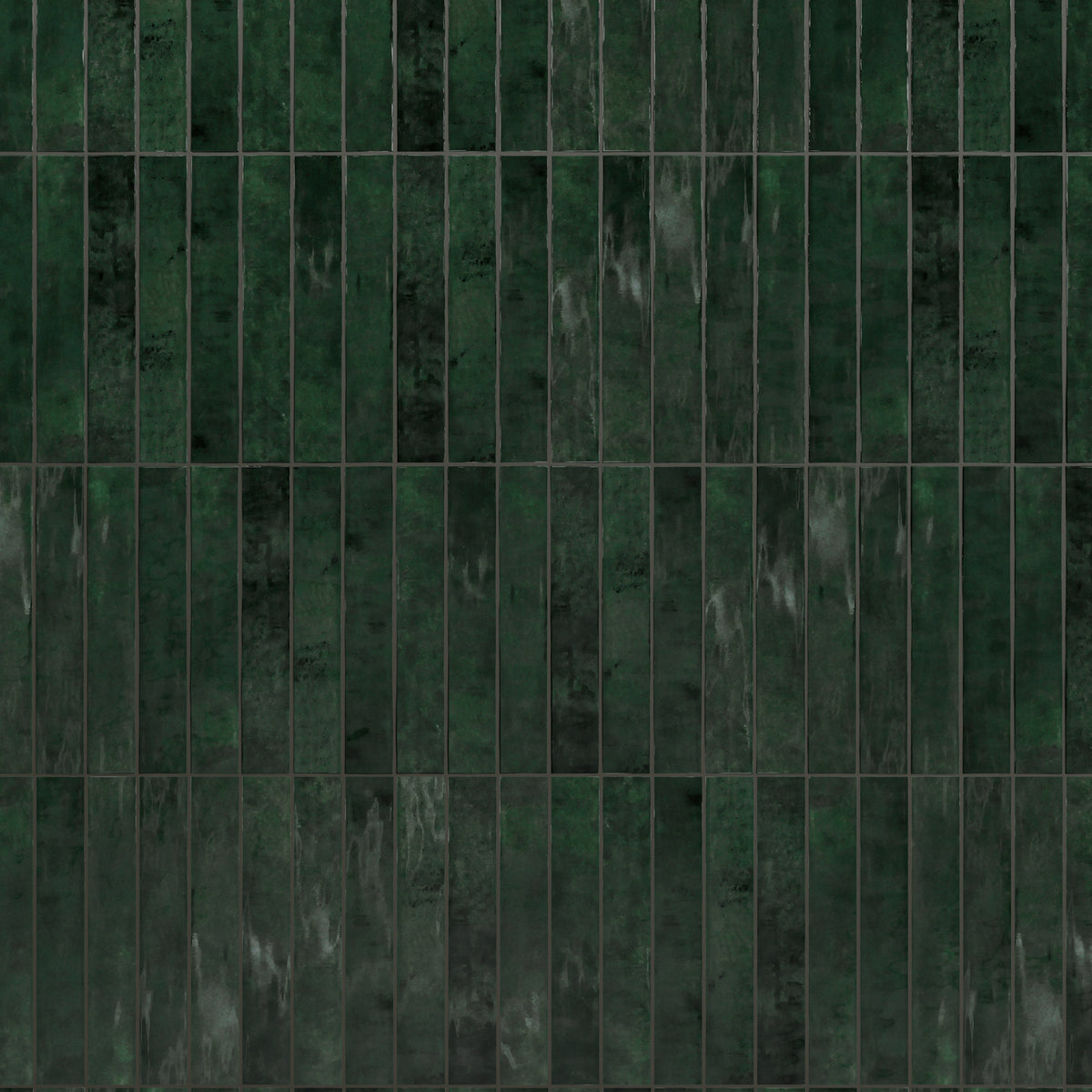 Zellure Verdal Green 2x16 Glossy Ceramic Tile