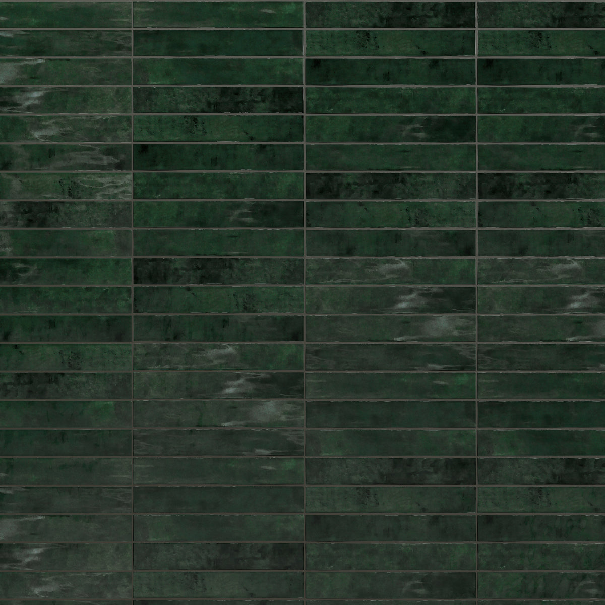 Zellure Verdal Green 2x16 Glossy Ceramic Tile