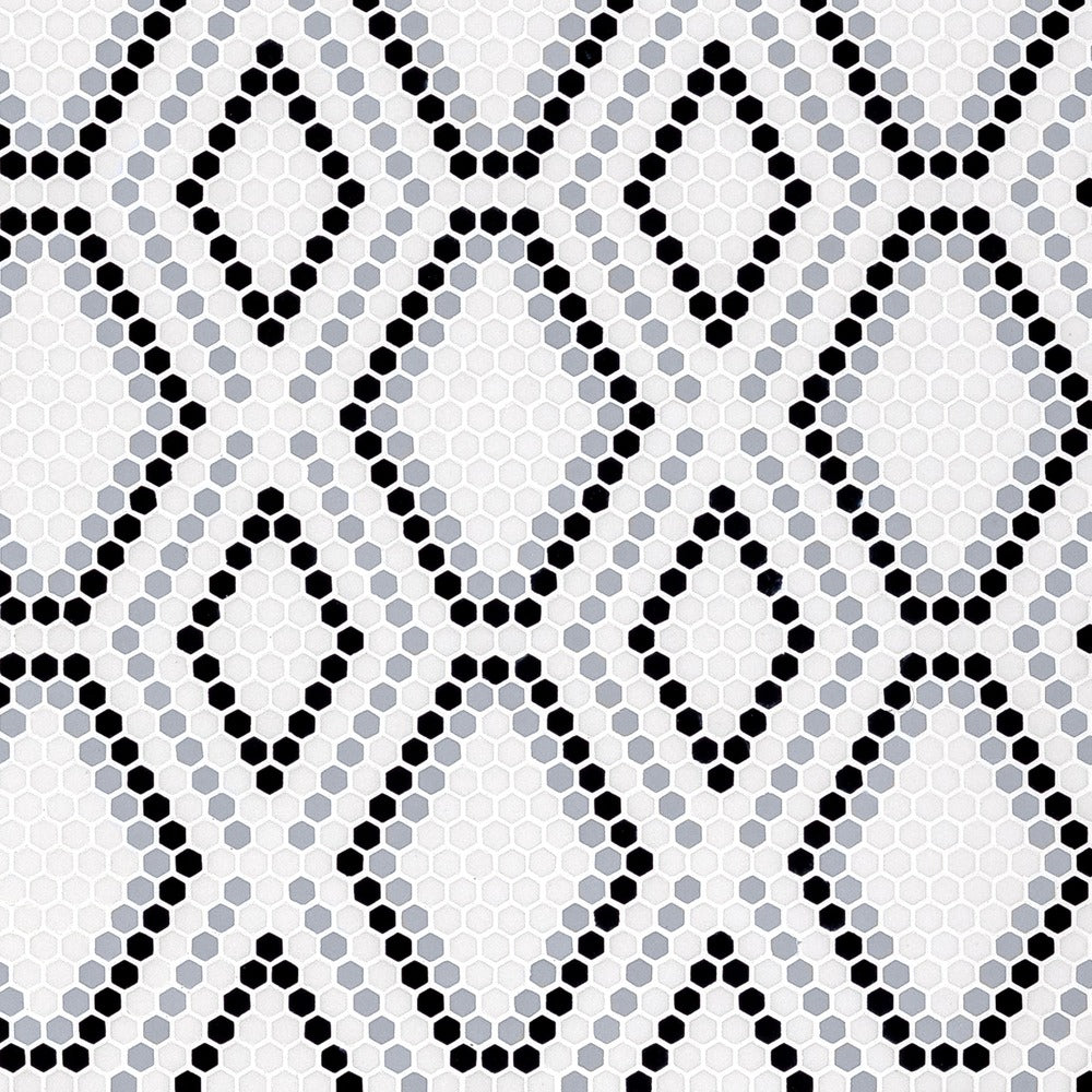 Python Hopi 12 1/4x12 1/8 Glass Mosaic Tile