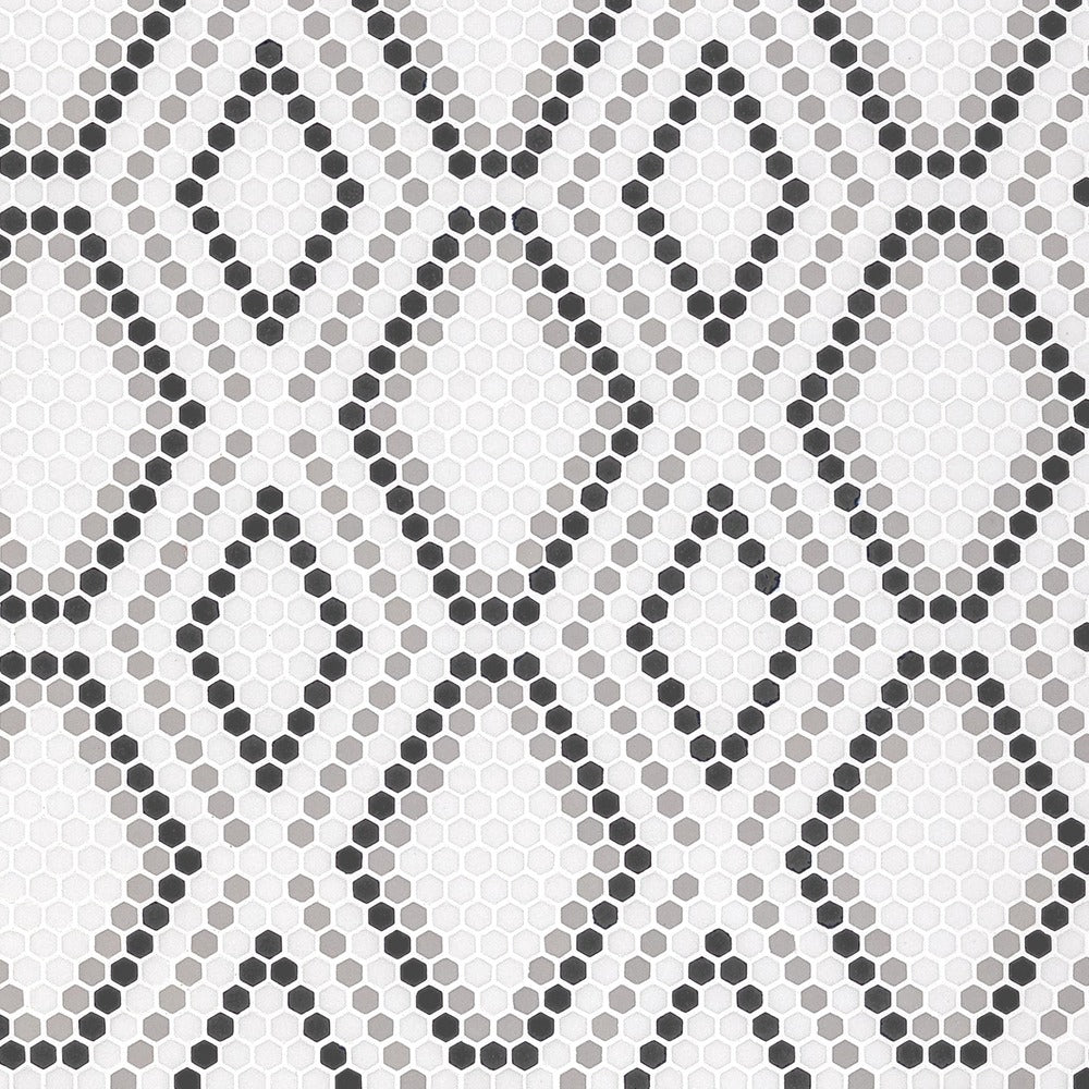 Python Hydra 12-1/8X12-1/4 Glass Mosaic Tile