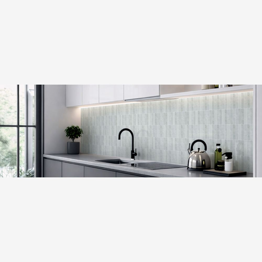 Lumina Halo 12x12 Stacked Glass Mosaic Tile - view 2