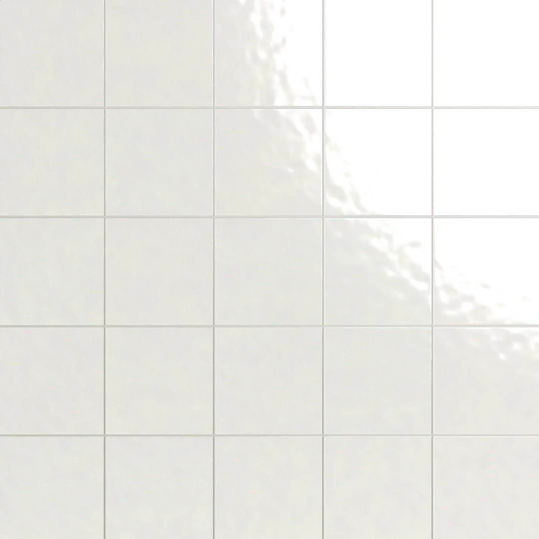 St Lucia Blanco 5x5 Ceramic Tile Glossy