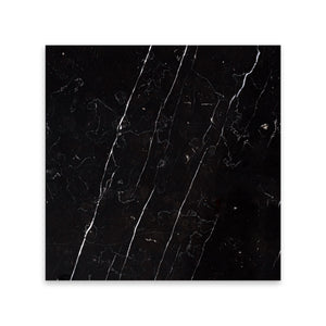 Nero Marquina 12x12 Marble Field Tile
