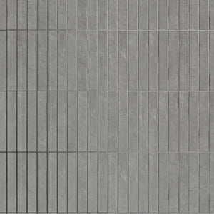 Zellure Ashen Gray 2x16 Glossy Ceramic Tile