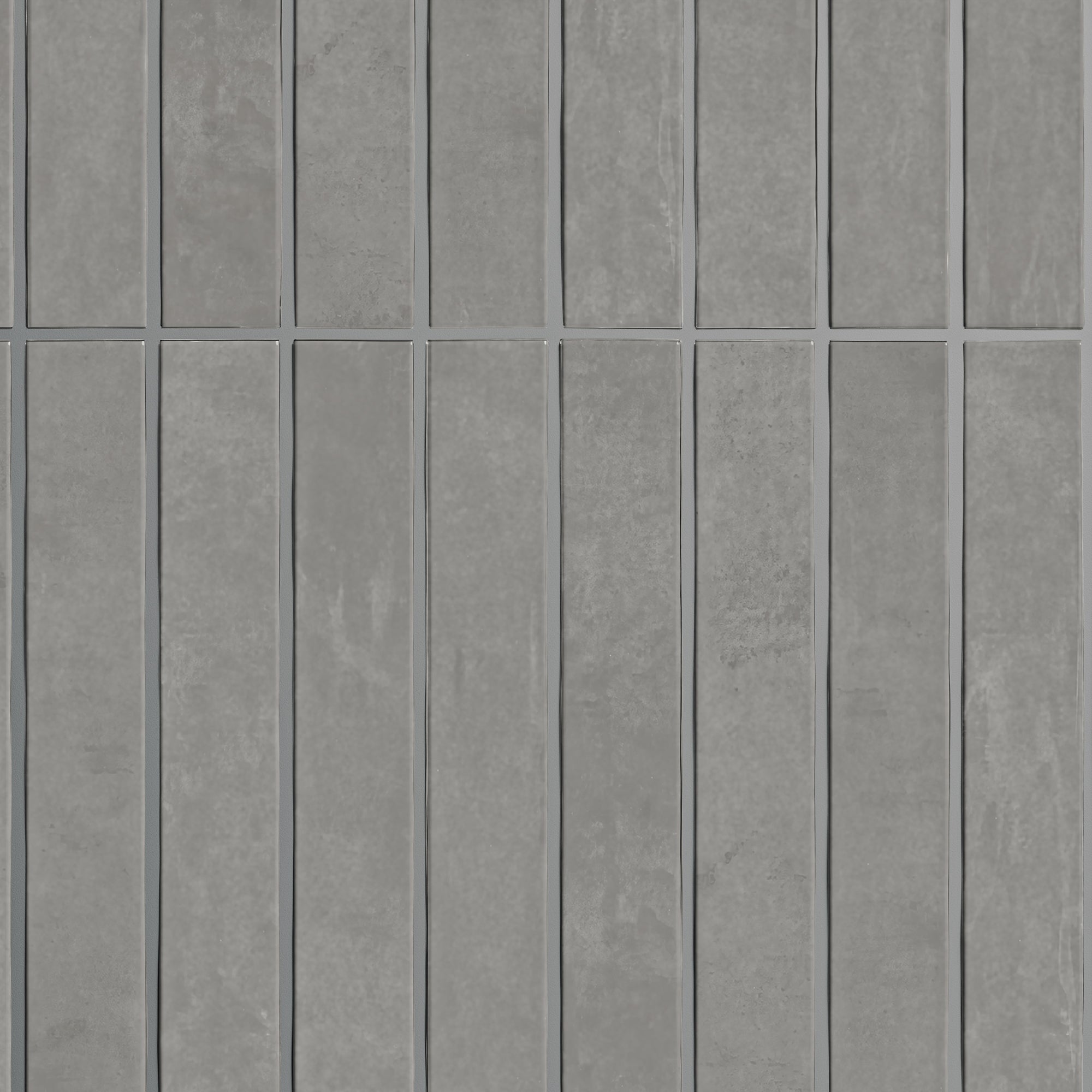 Zellure Ashen Gray 2x16 Glossy Ceramic Tile