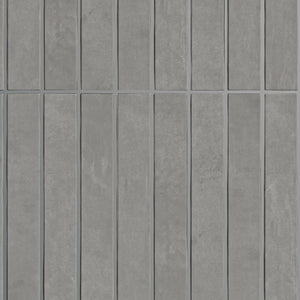 Zellure Ashen Gray 2x16 Glossy Ceramic Tile