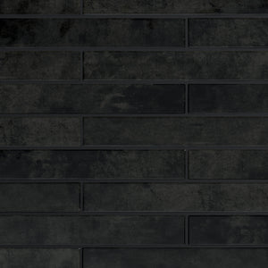 Zellure Nimbus Gray 2x16 Glossy Ceramic Tile