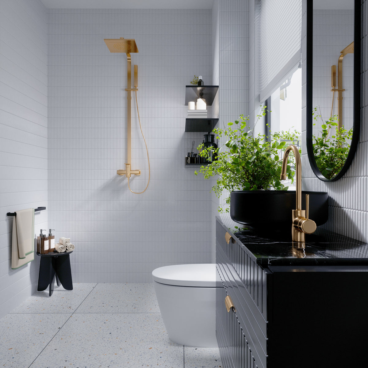 Linea Luxe Snow 4.5x9.1 Ceramic Tile Glossy