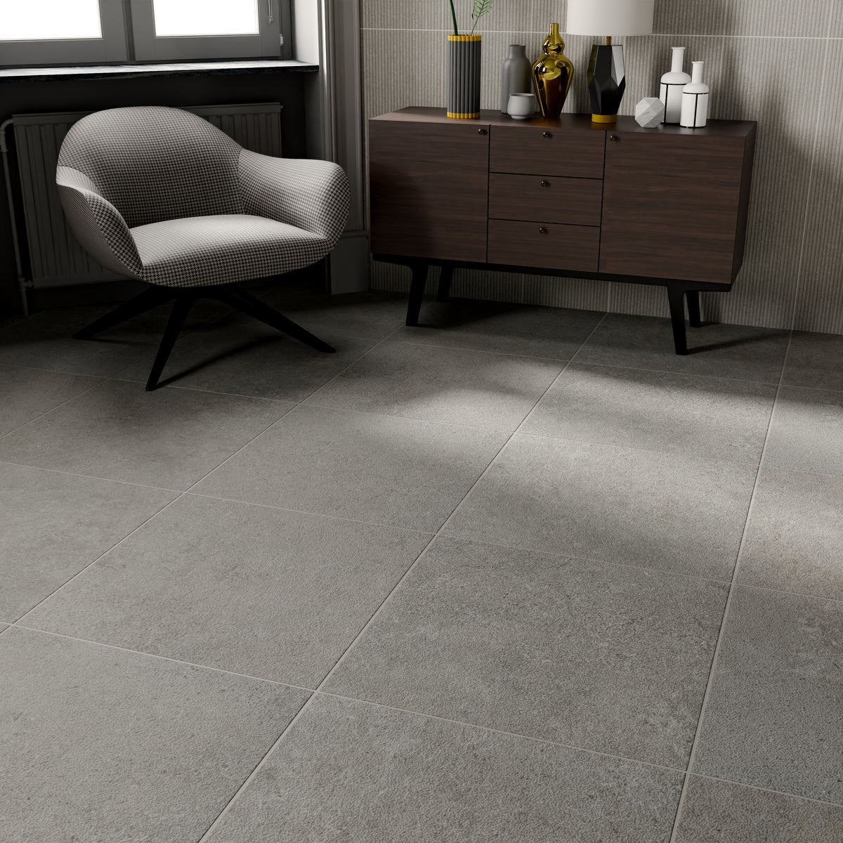 Solana Grafito 24x24 R Porcelain Tile