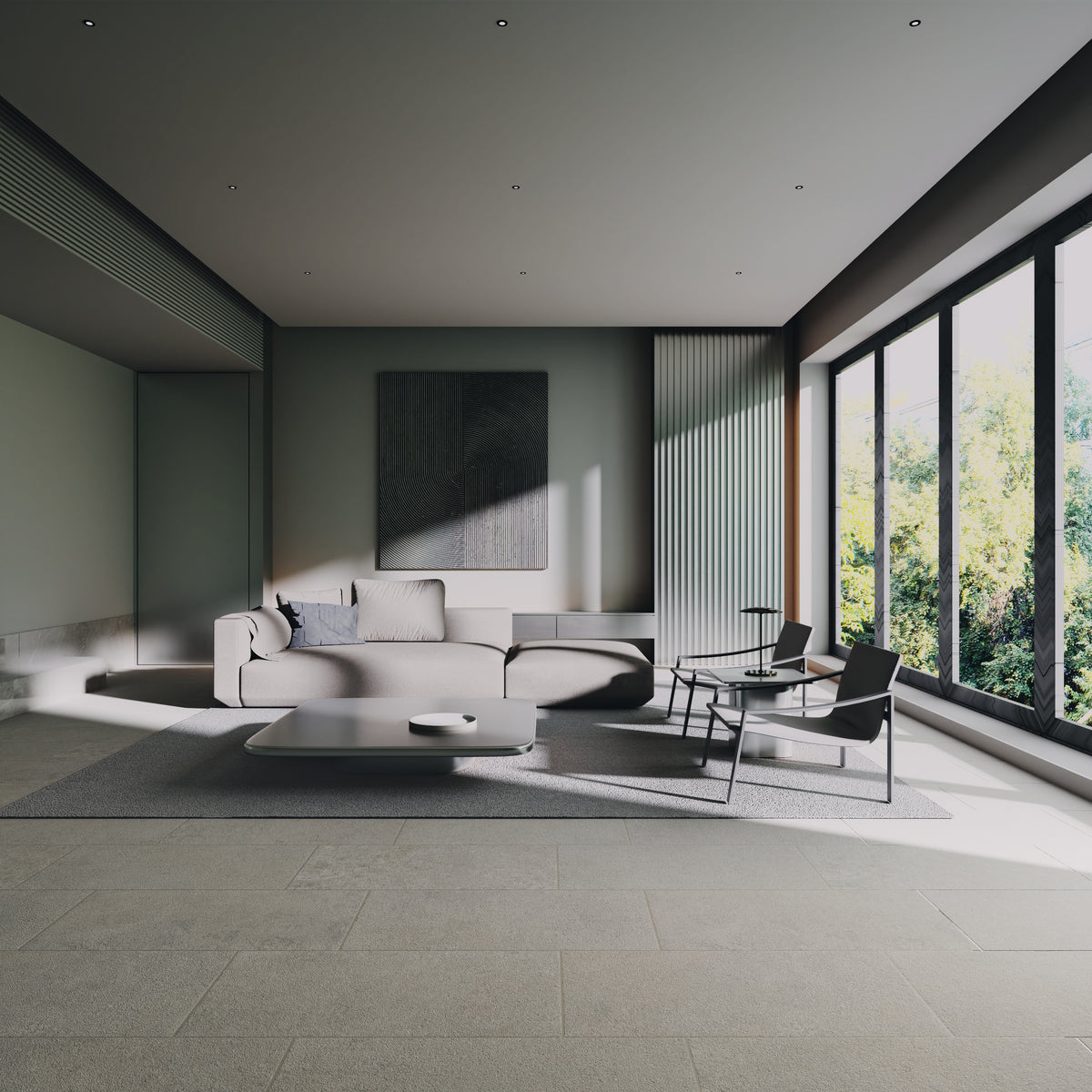 Solana Grafito 24x48 R Porcelain Tile