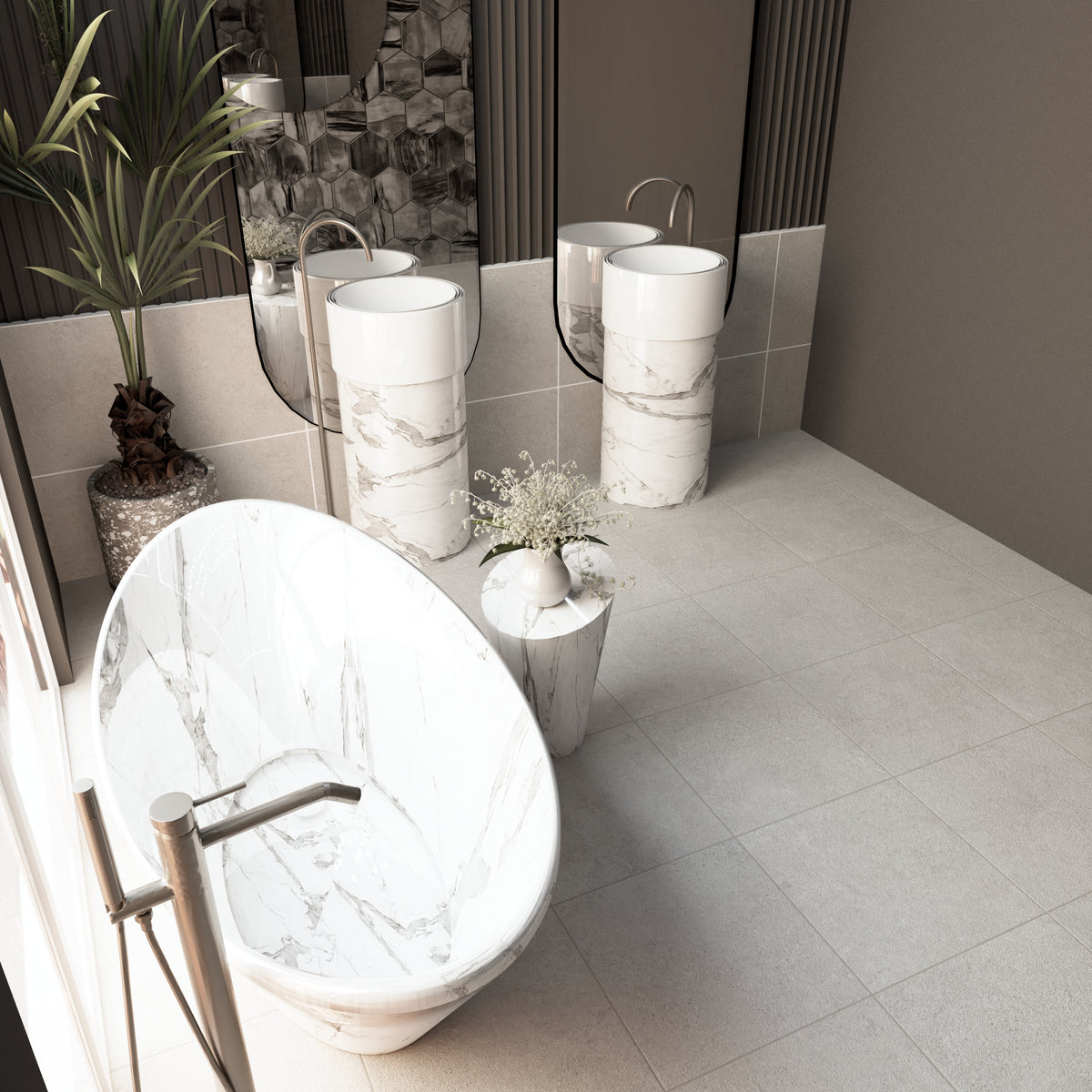Solana Gris 24x24 R Porcelain Tile