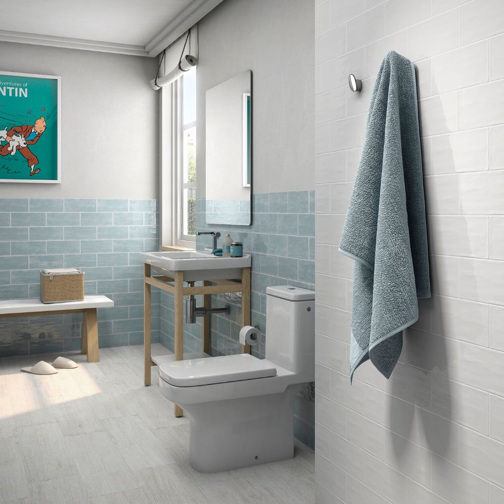 San Fran Aqua 4x10 Ceramic Tile Glossy