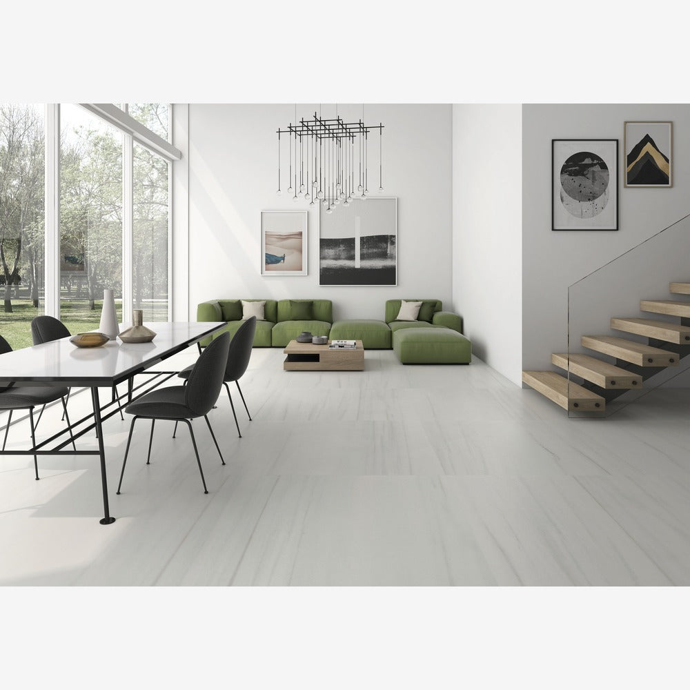 Eterna Calacatta Sailo 24x48 Polished/Honed Porcelain Tile