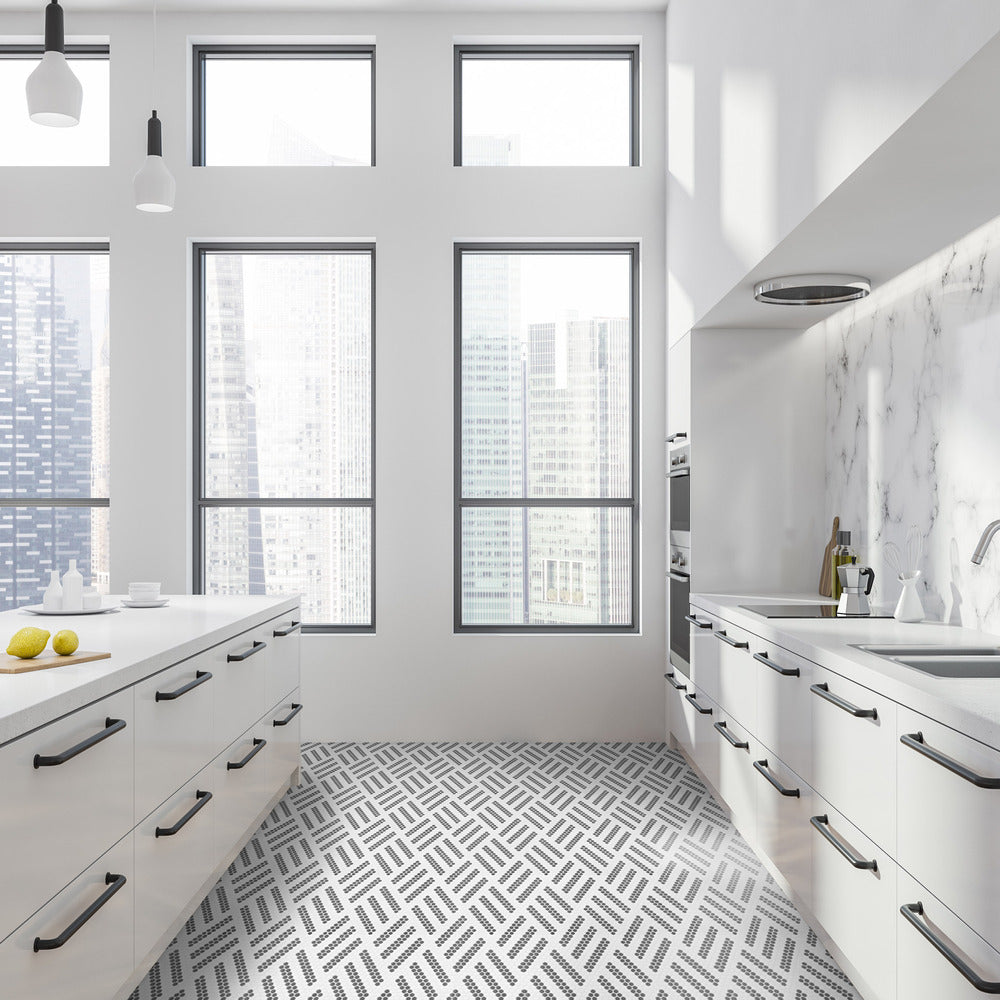 Missoni Retro 9-1/8x10-1/2 Glass Mosaic Tile