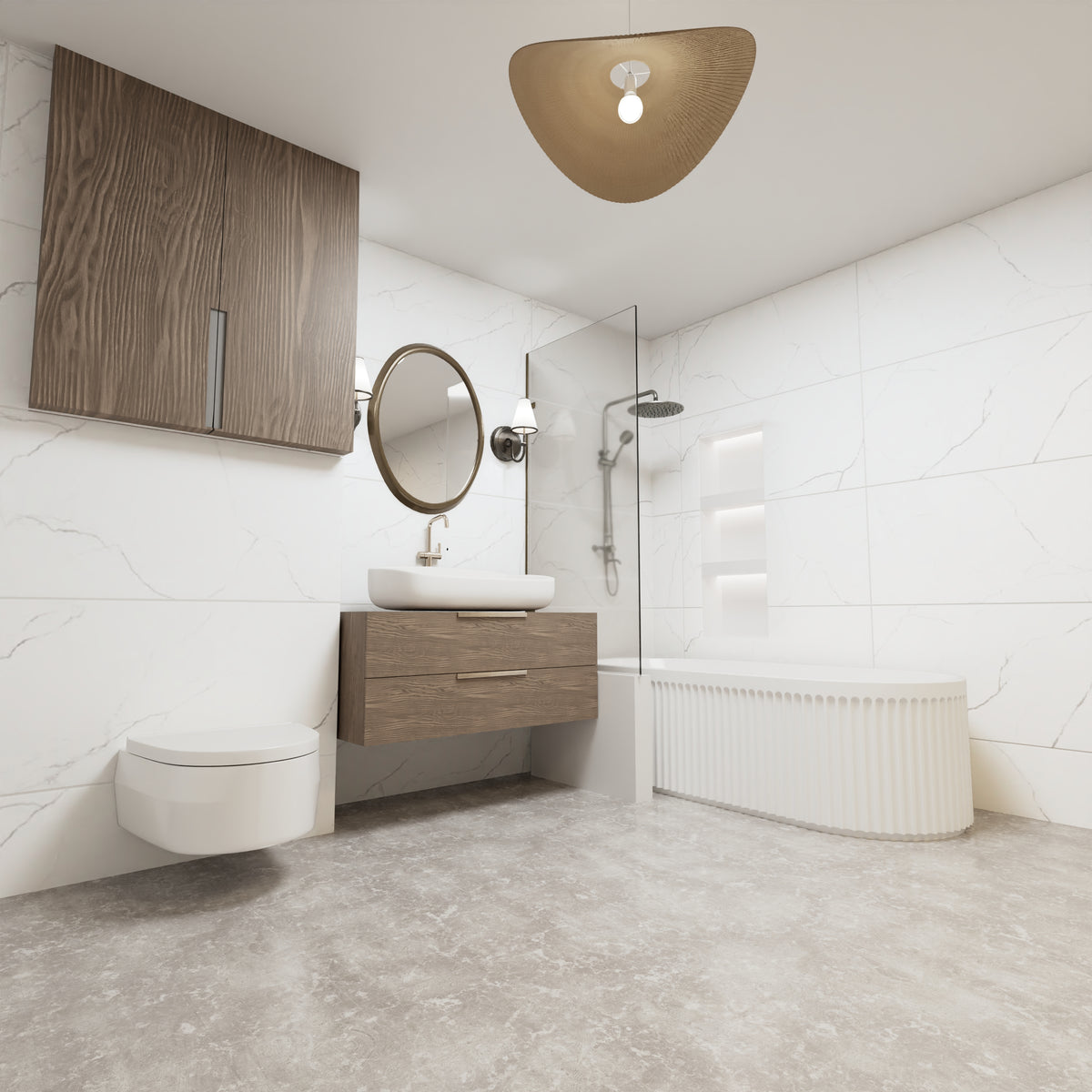 Valoria Marble 24x48 R Porcelain Tile