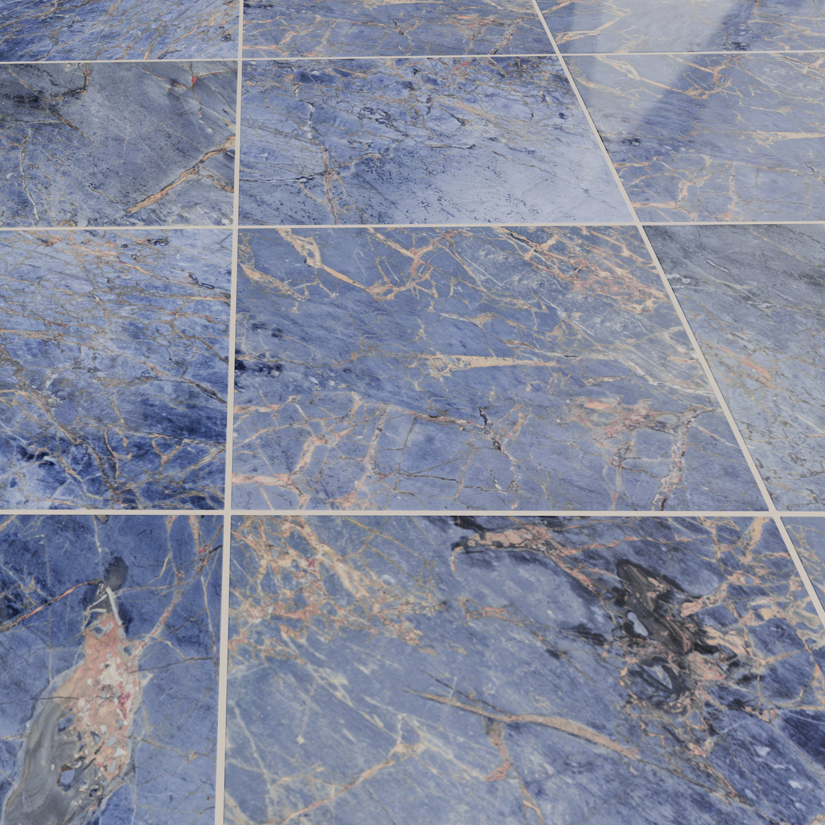 Eterna Macauba Blue 48x48 Polished/Honed Porcelain Tile