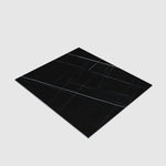 Load image into Gallery viewer, Eterna Fortaleza Black Marquina 48x48 Porcelain Tile
