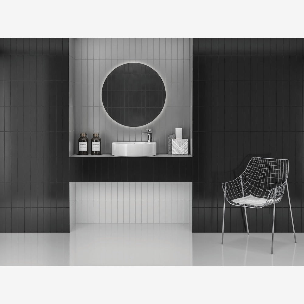 Boise Jet Black 3x12 Matte Ceramic Tile