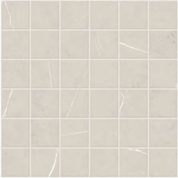 Willow Silver UP 13x13 Mosaic Porcelain Tile