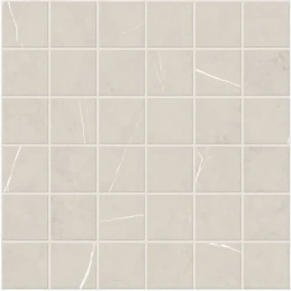 Willow Silver UP 13x13 Mosaic Porcelain Tile