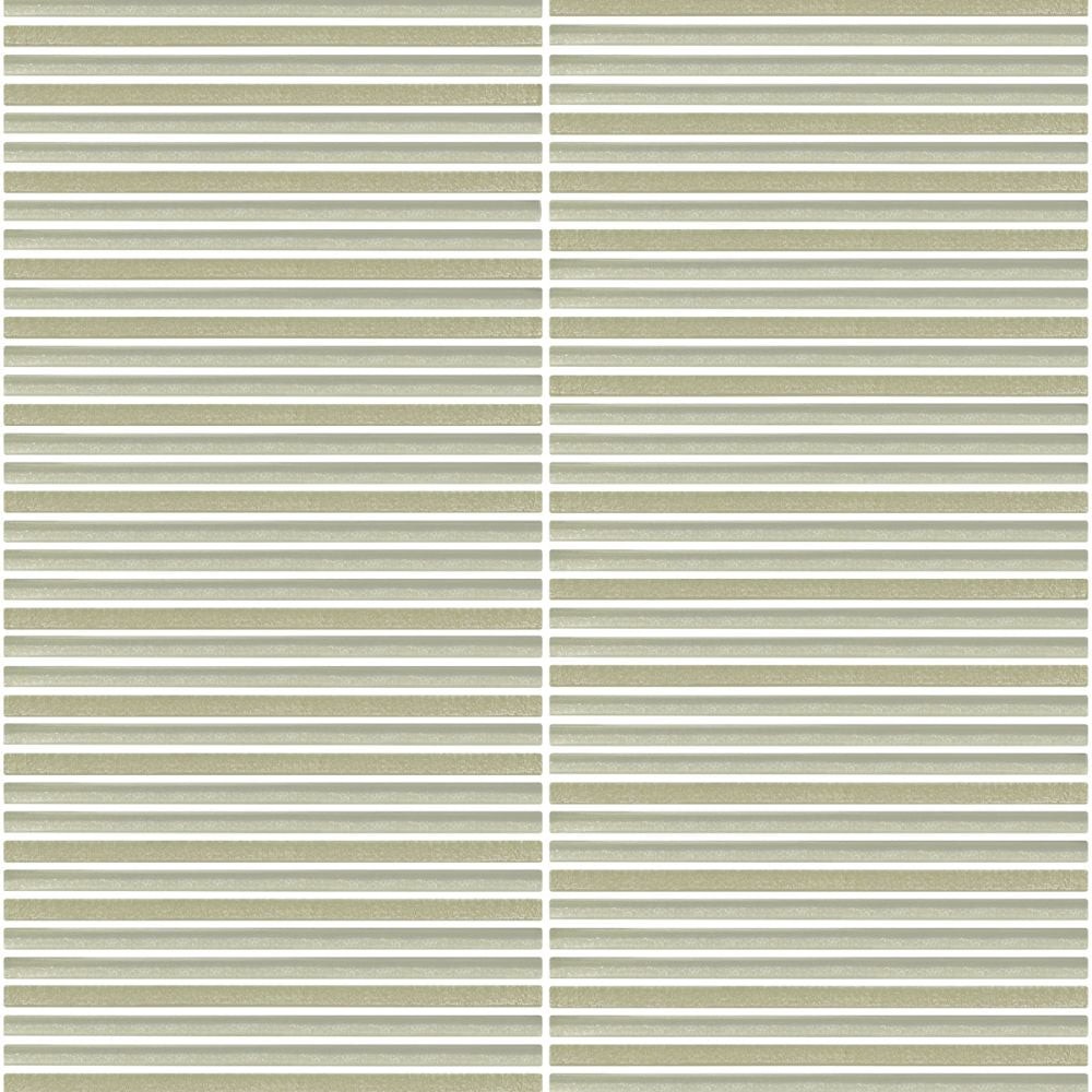 Lumina Sandstone 12x12 Fluted Mosaic Glass Tile