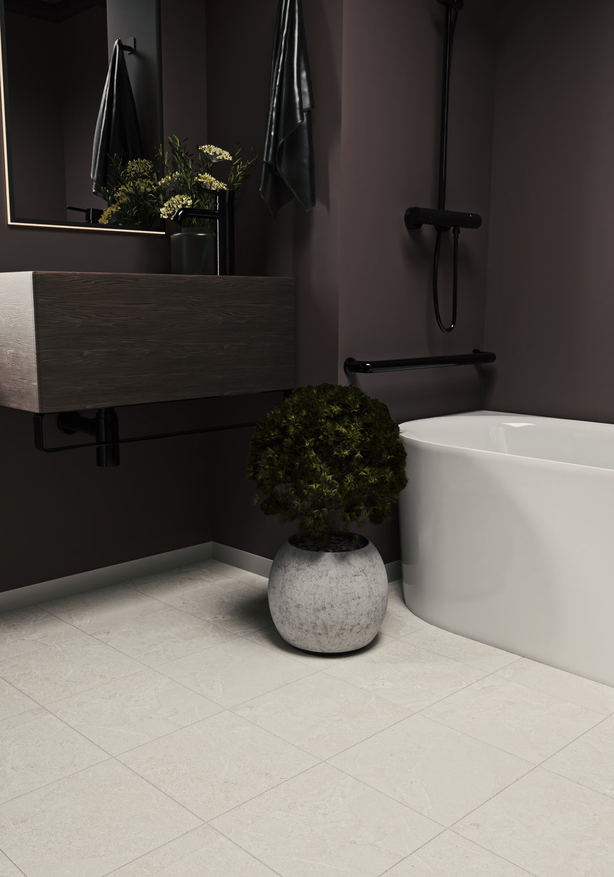 Alvion Arena 24x24 R Porcelain Tile Matte
