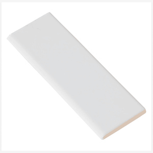 Timeless Ice White 2x8 Surface Bullnose Ceramic Tile