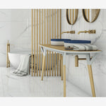 Load image into Gallery viewer, Alpine White PO 24x48 R Porcelain Tile
