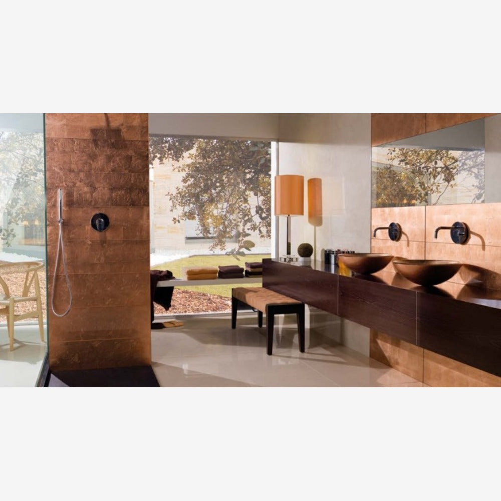 Lumirra Foglio di Rame 10x30 Glass Tile