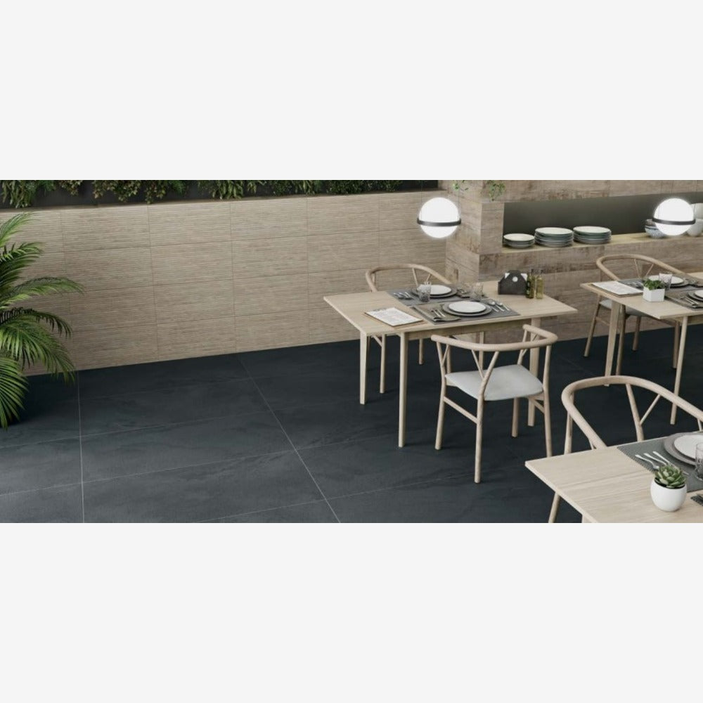 Grove Negro 24x48 R Matte Porcelain Tile