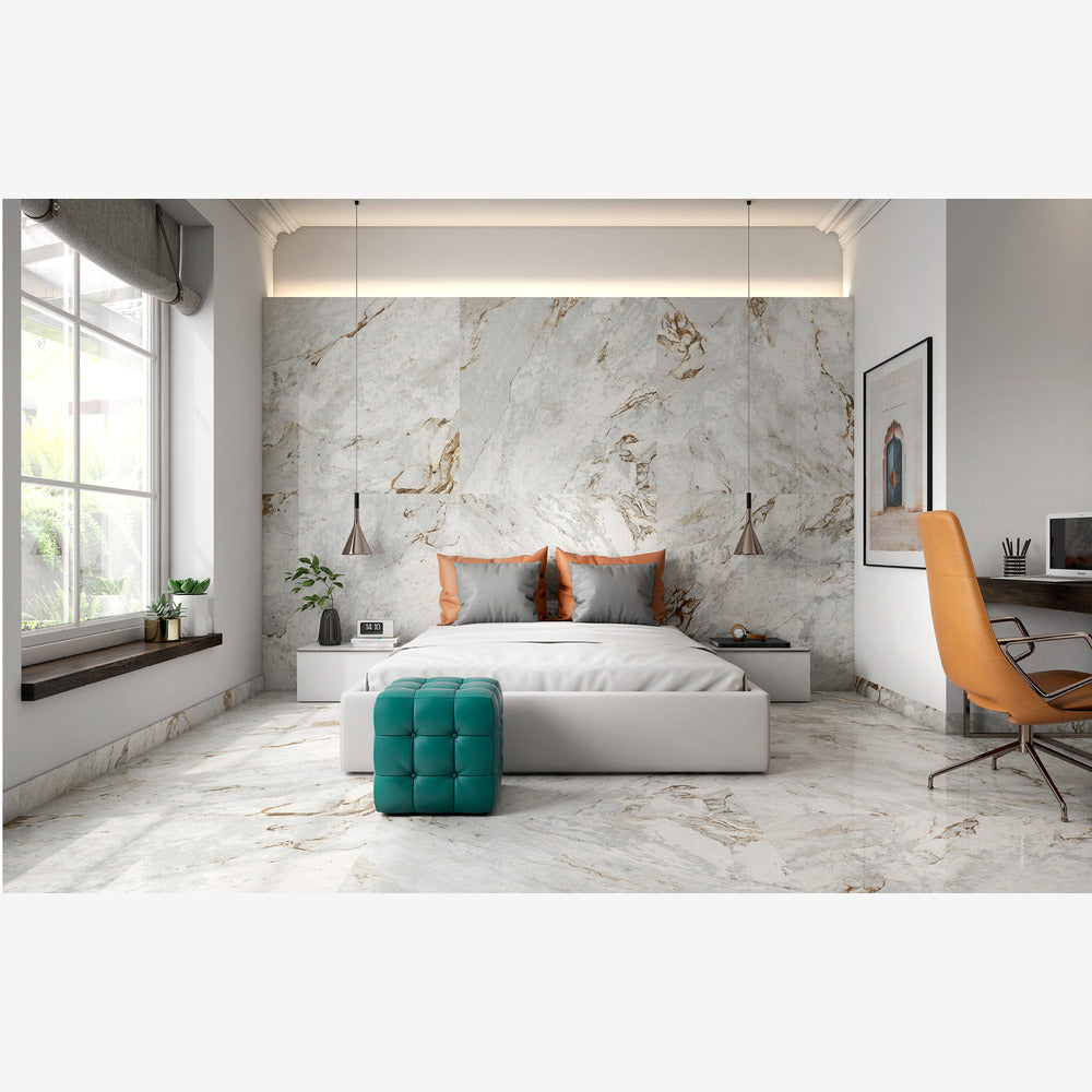 Eterna Marmore Parana 48x48 R Polished Porcelain Tile