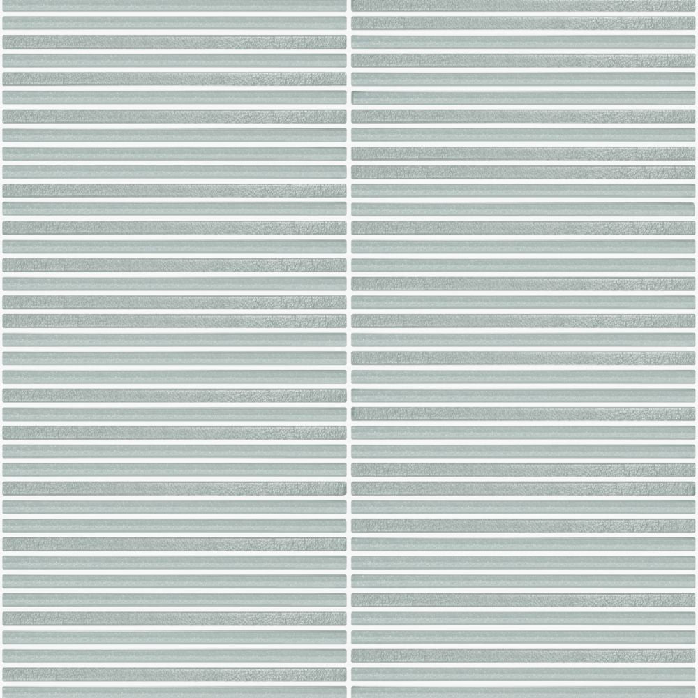 Lumina Smoke 12x12 Fluted Glass Mosaic Tile