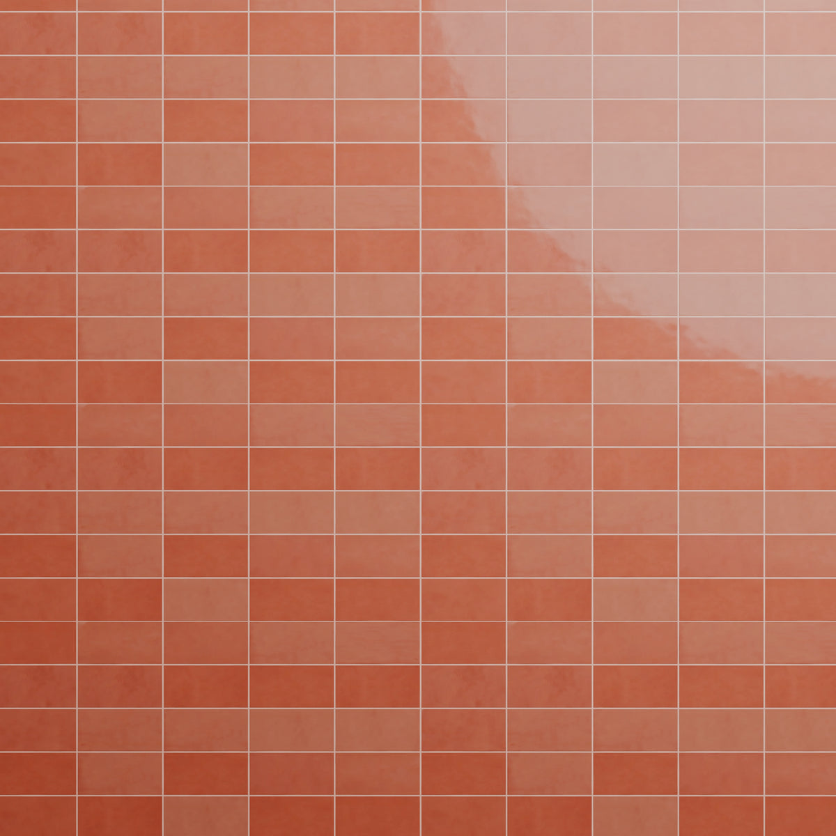St Lucia Peach 2.5 x 5 Ceramic Tile Glossy