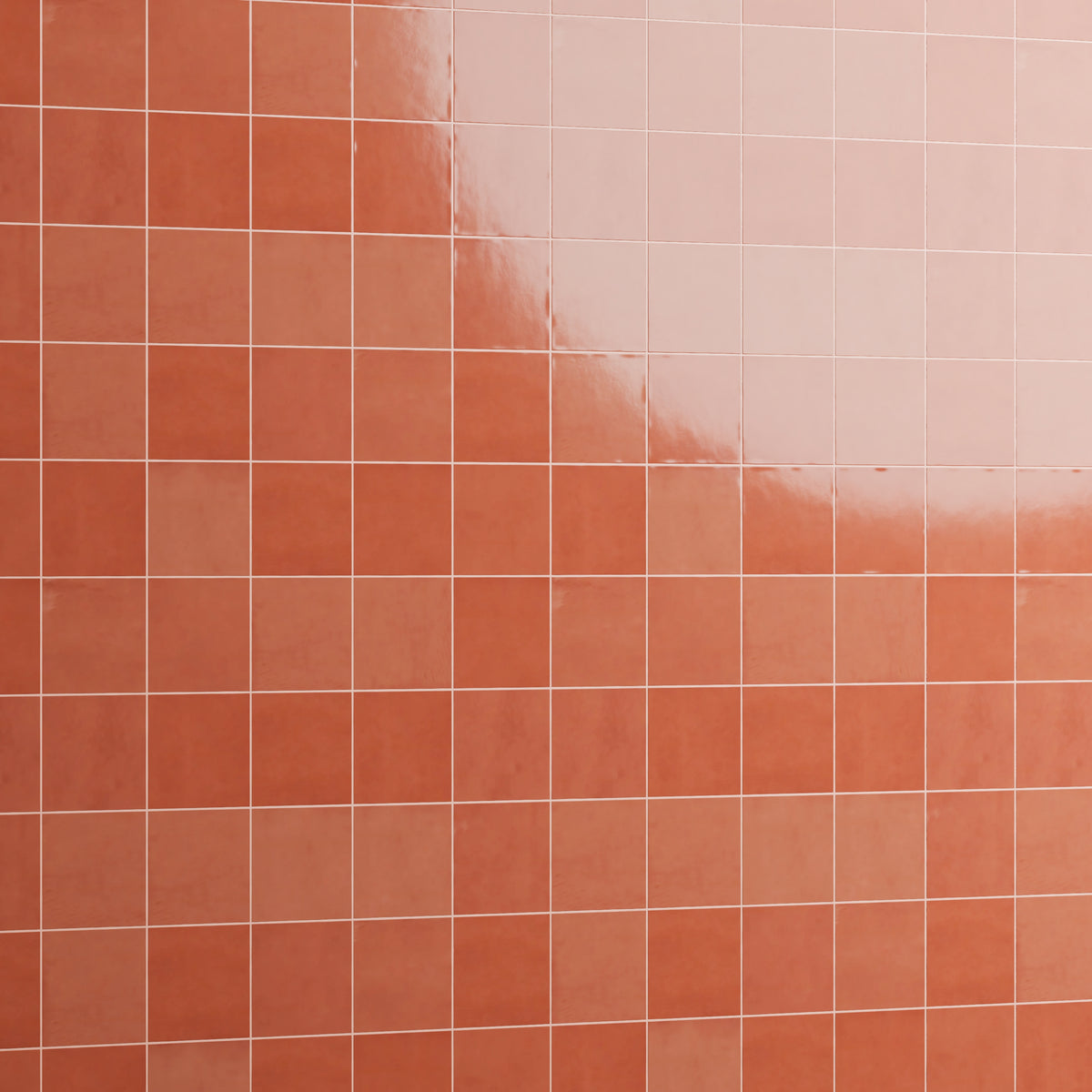 St Lucia Peach 5x5 Ceramic Tile Glossy