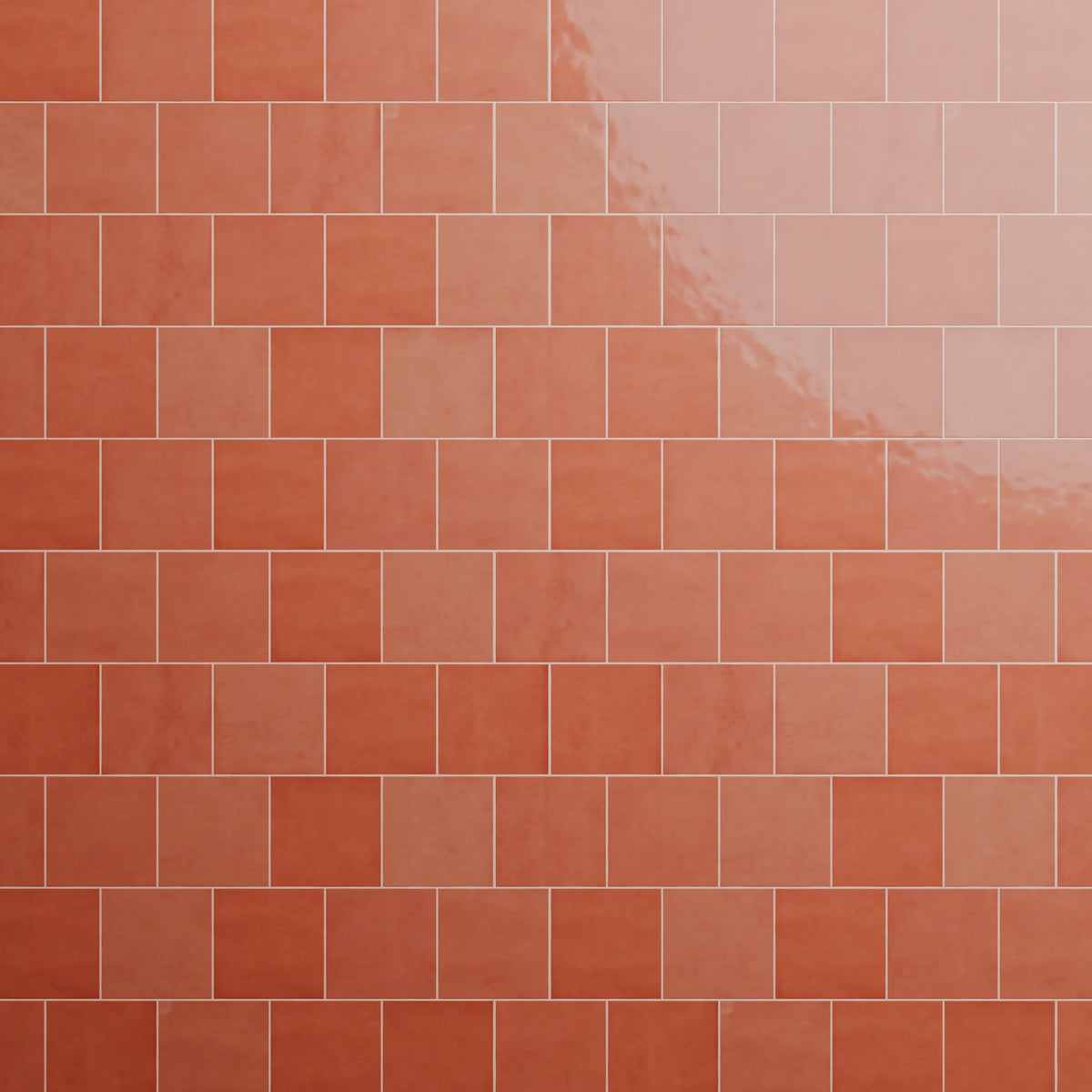 St Lucia Peach 5x5 Ceramic Tile Glossy