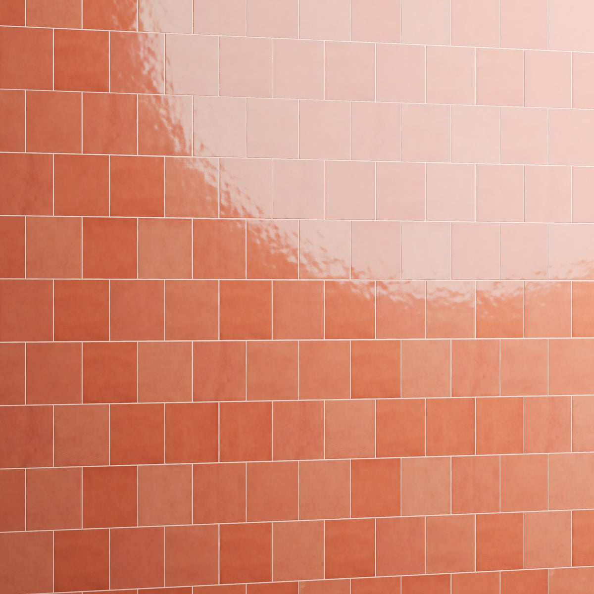 St Lucia Peach 5x5 Ceramic Tile Glossy