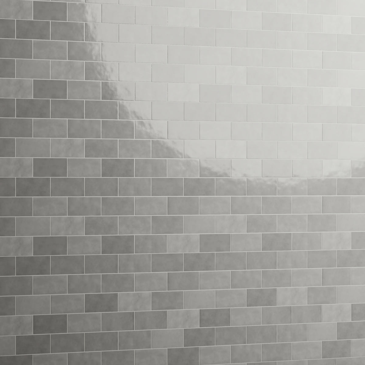 St. Lucia Gris 2.5 x 5 Ceramic Tile Glossy