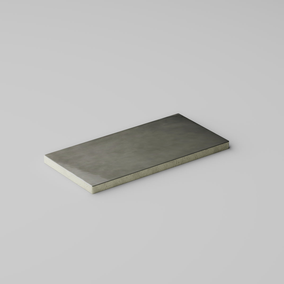 St. Lucia Gris 2.5 x 5 Ceramic Tile Glossy