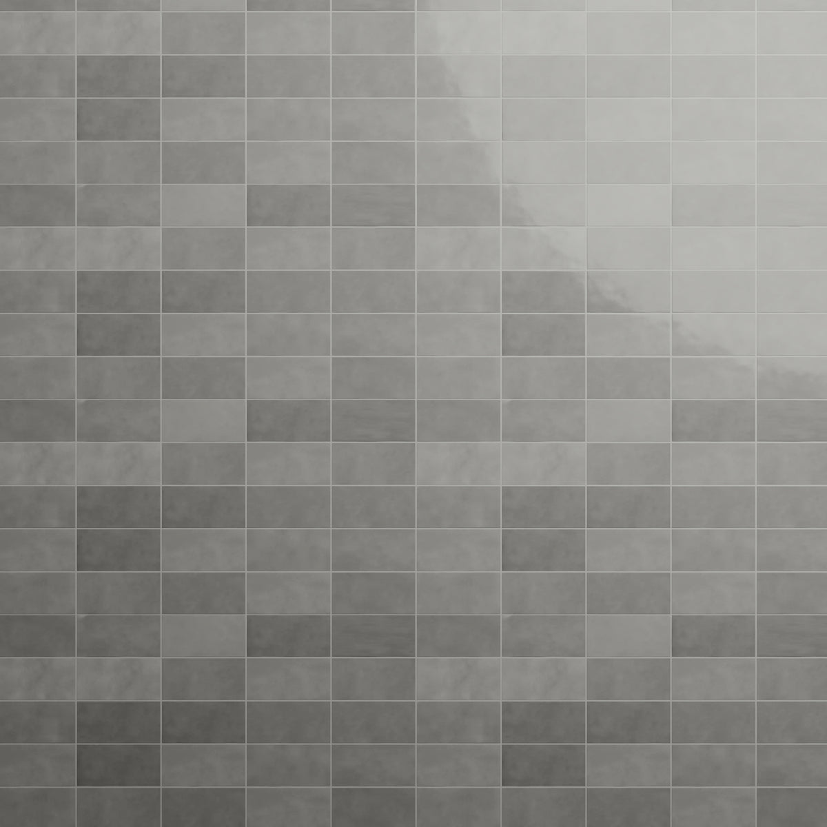 St. Lucia Gris 2.5 x 5 Ceramic Tile Glossy