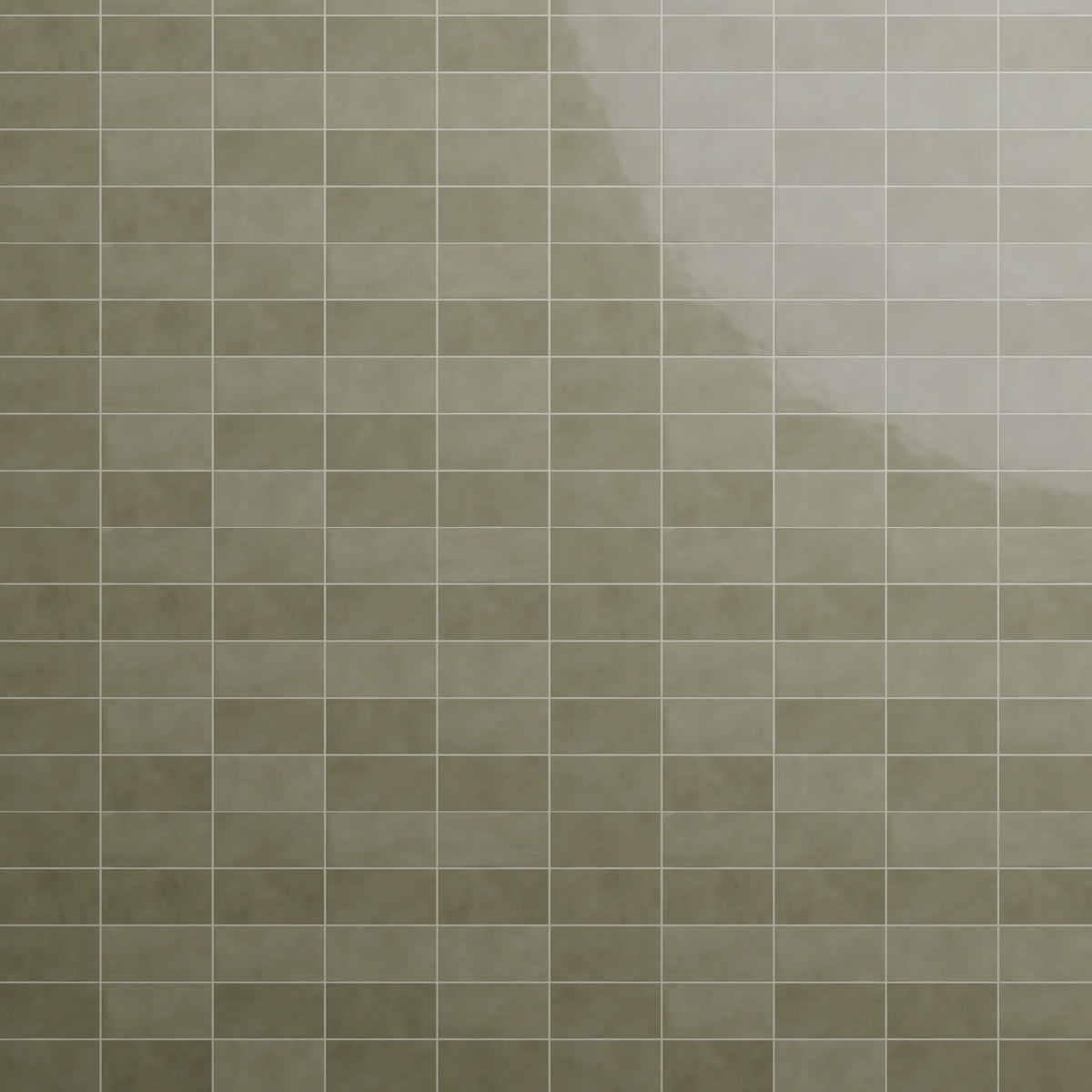St. Lucia Green 2.5 x 5 Ceramic Tile Glossy