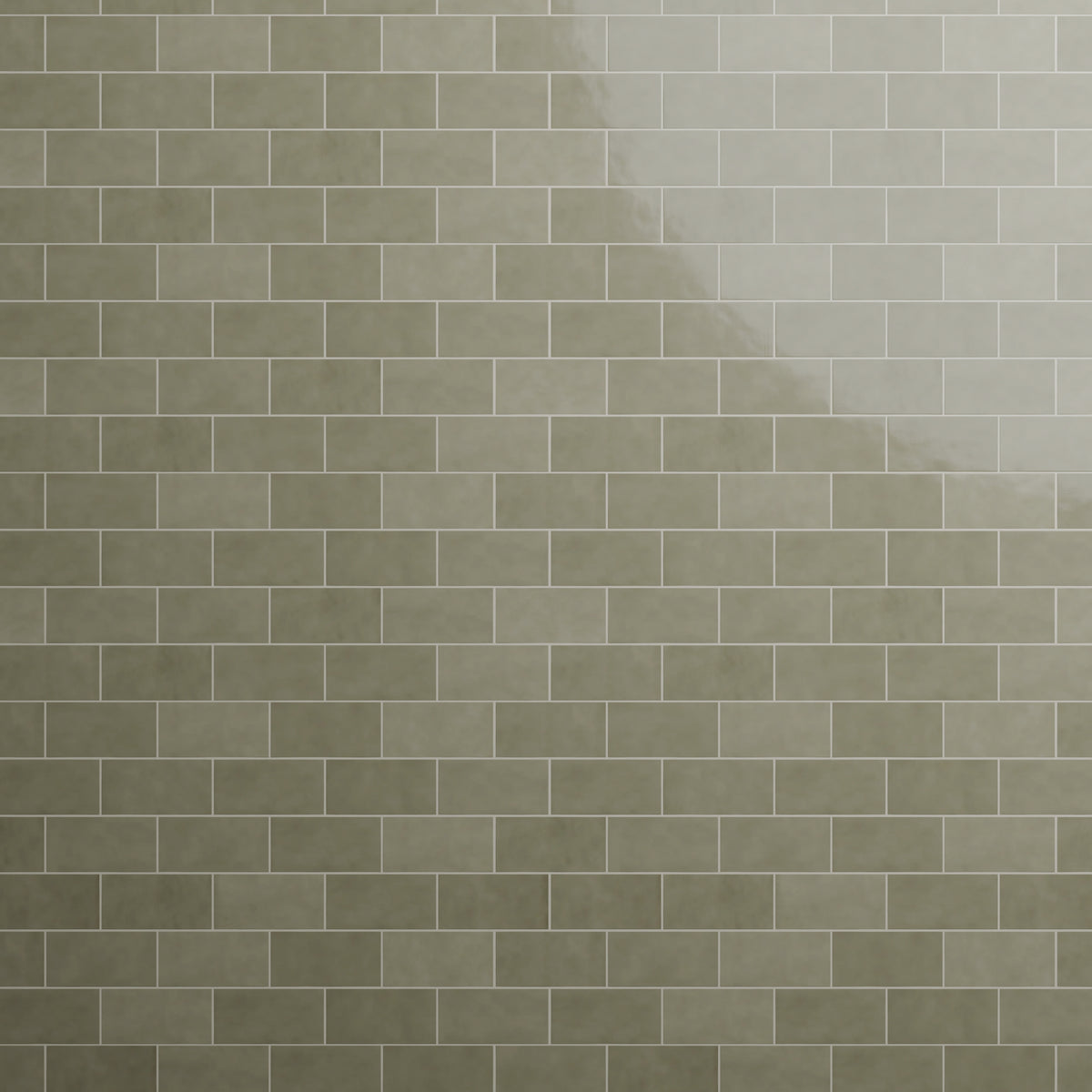 St. Lucia Green 2.5 x 5 Ceramic Tile Glossy