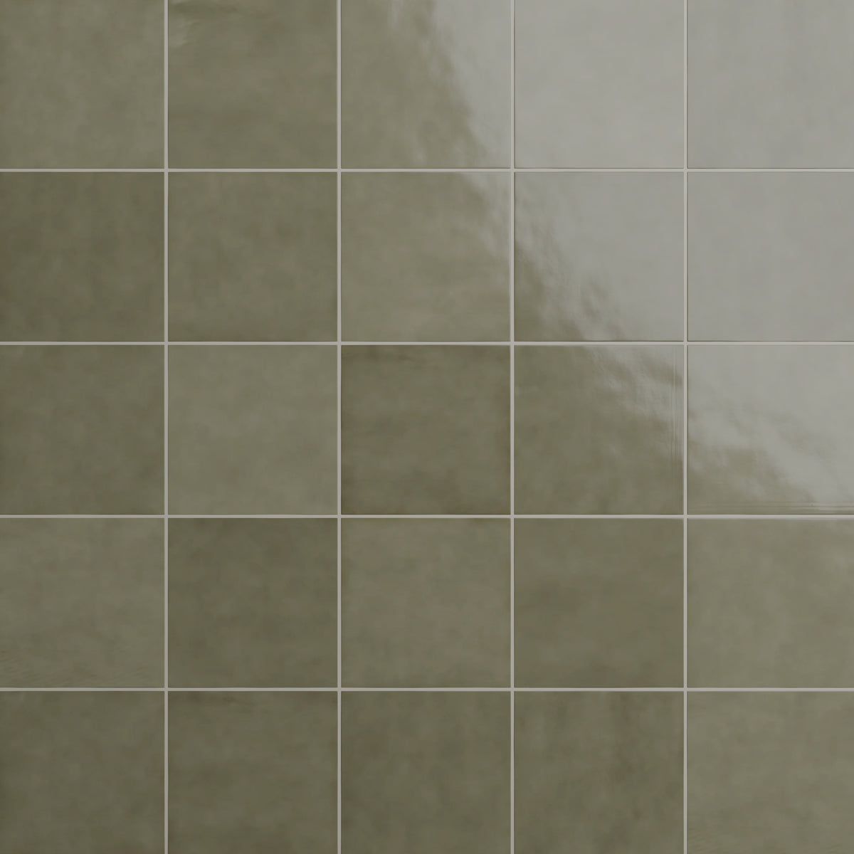 St. Lucia Green 5x5 Ceramic Tile Glossy