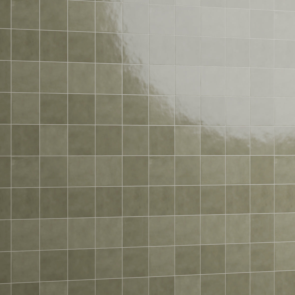 St. Lucia Green 5x5 Ceramic Tile Glossy