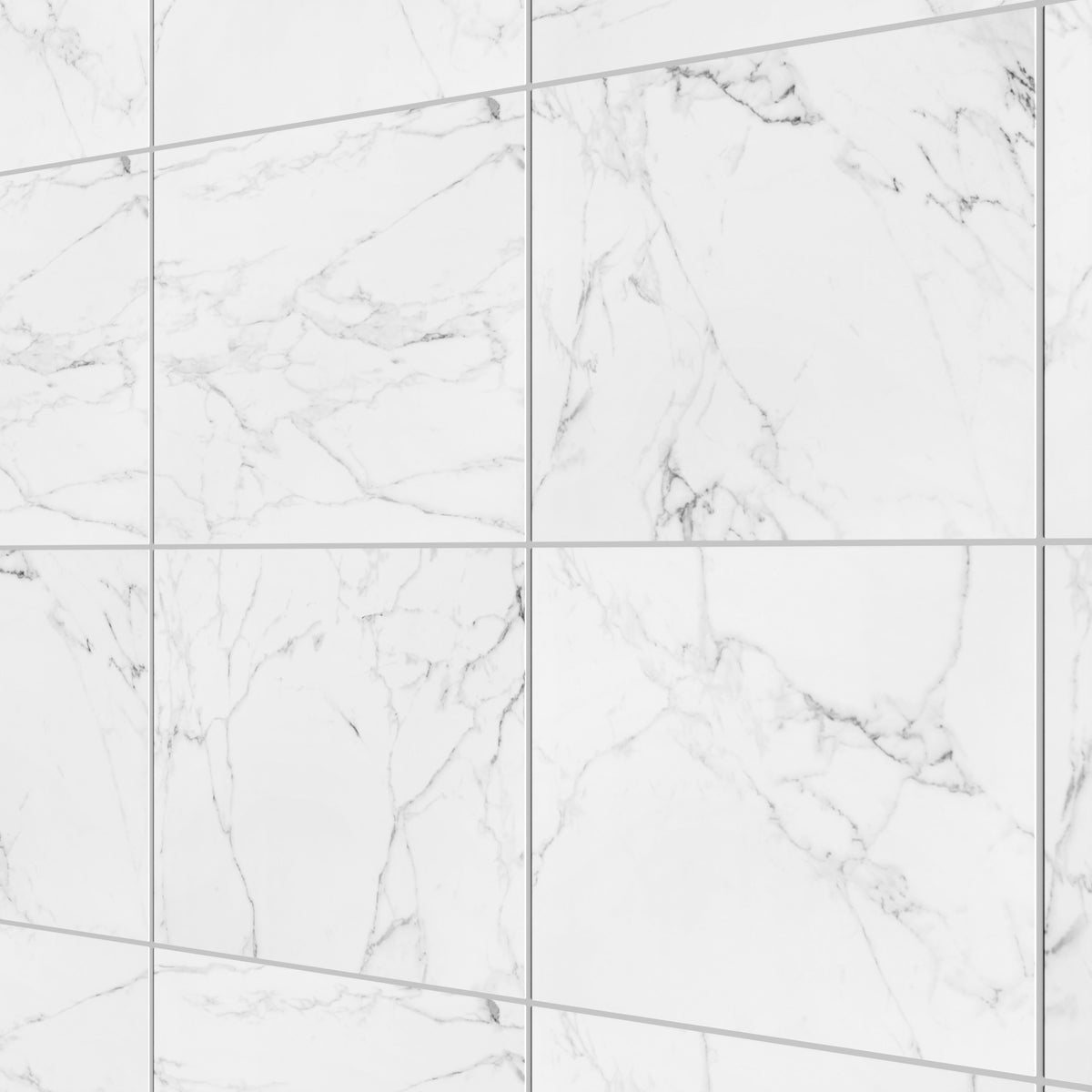 Eterna Carrara 35x35 Polished/Honed Porcelain Tile