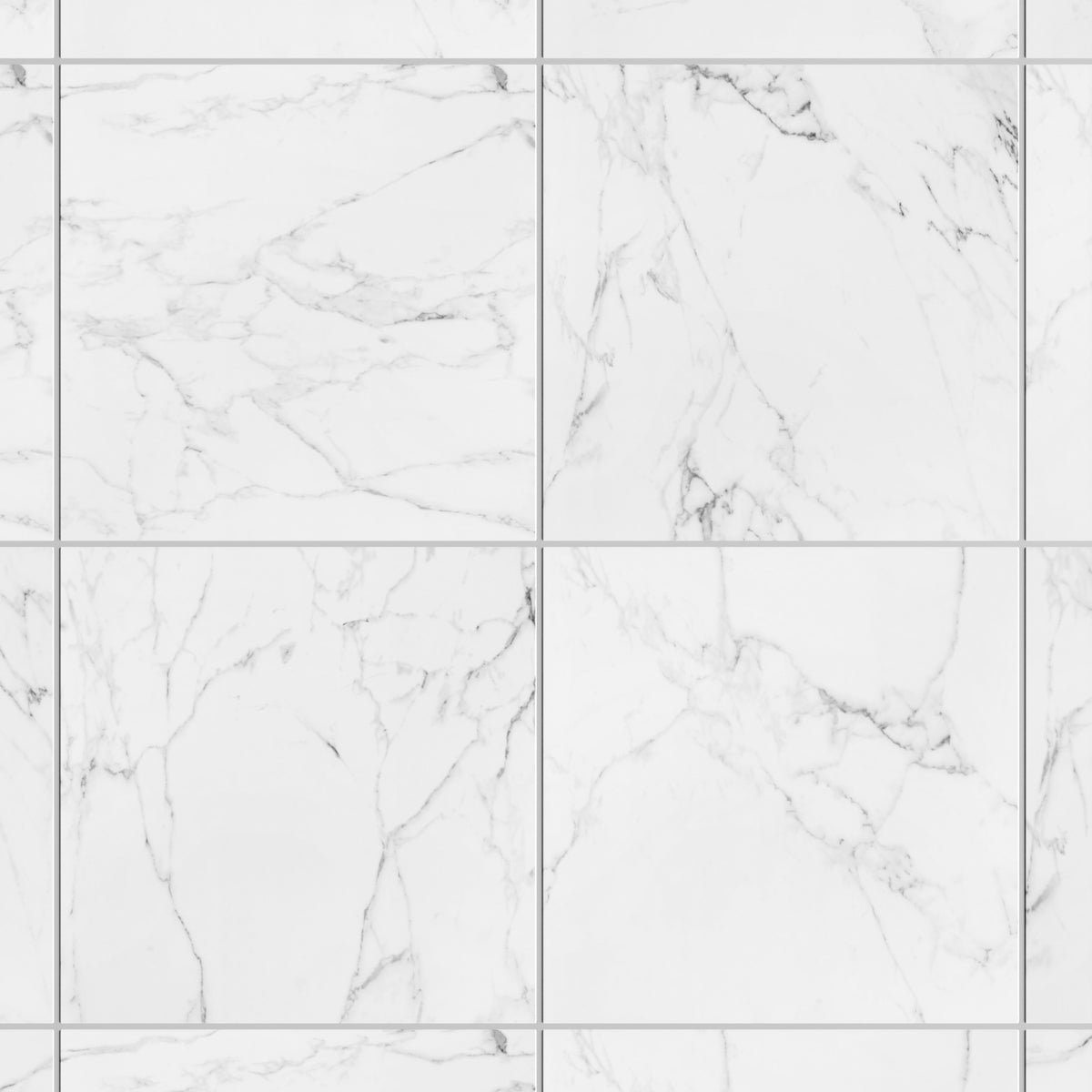 Eterna Carrara 35x35 Polished/Honed Porcelain Tile