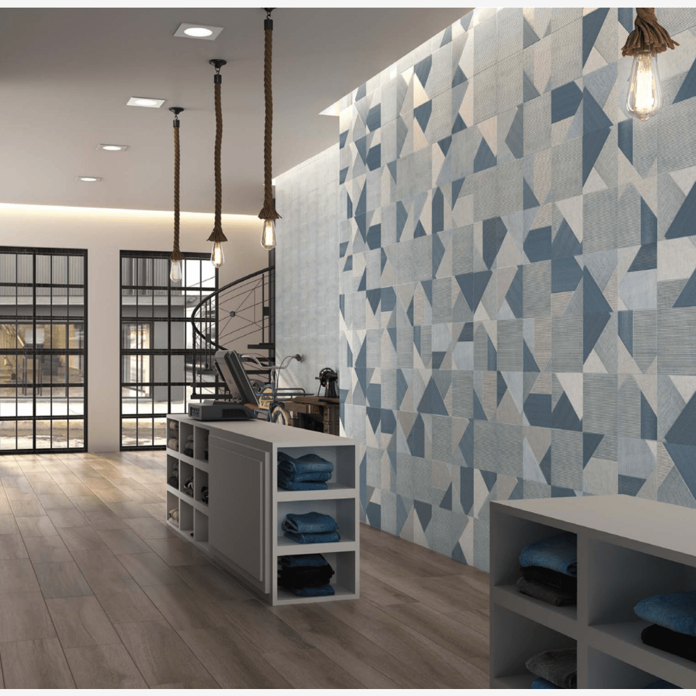 Axis Mix Denim 10x10 Ceramic Tile