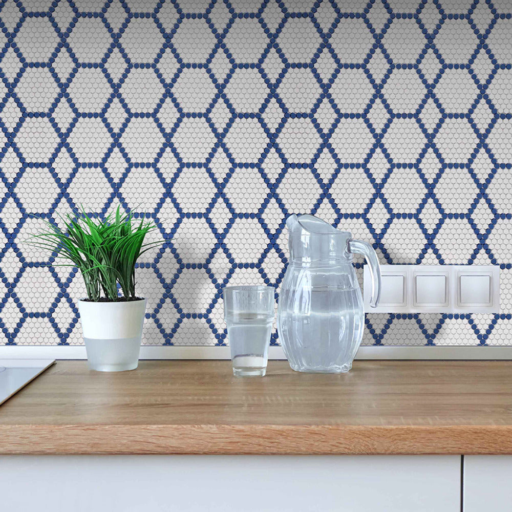 Tulle Coastal 11-7/16x11-13/16 Glass Tile